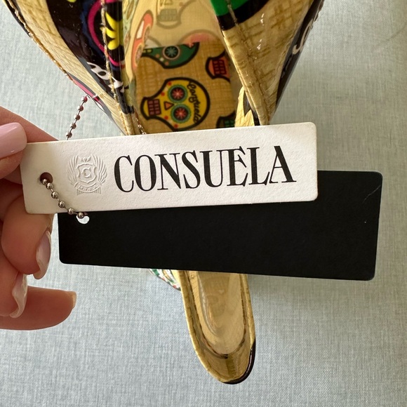 NWT! Consuela Sugar Skull Beige Tote Bag-Brand New! - Picture 4 of 6